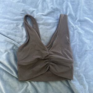 ALO Yoga Gray Sports Bra